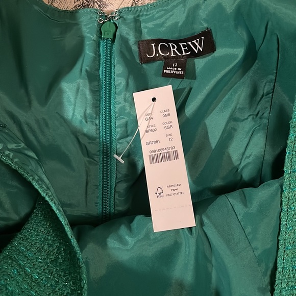 J.Crew Mini sheath dress in sequin tweed BP602 - Picture 11 of 12